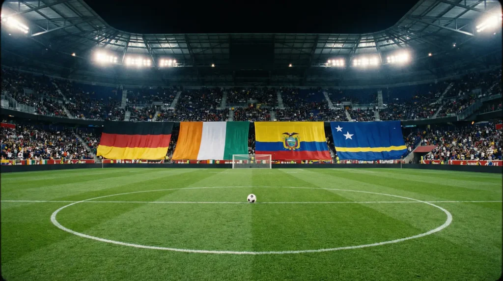 Girone E del Mondiale 2026 con Germania, Costa d'Avorio, Ecuador e Curaçao