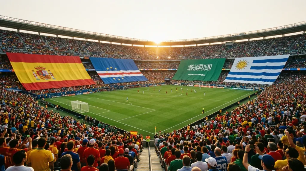 Girone H del Mondiale 2026 con Spagna, Capo Verde, Arabia Saudita e Uruguay